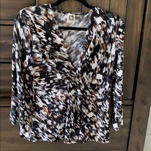 Anne Klein long sleeve top M